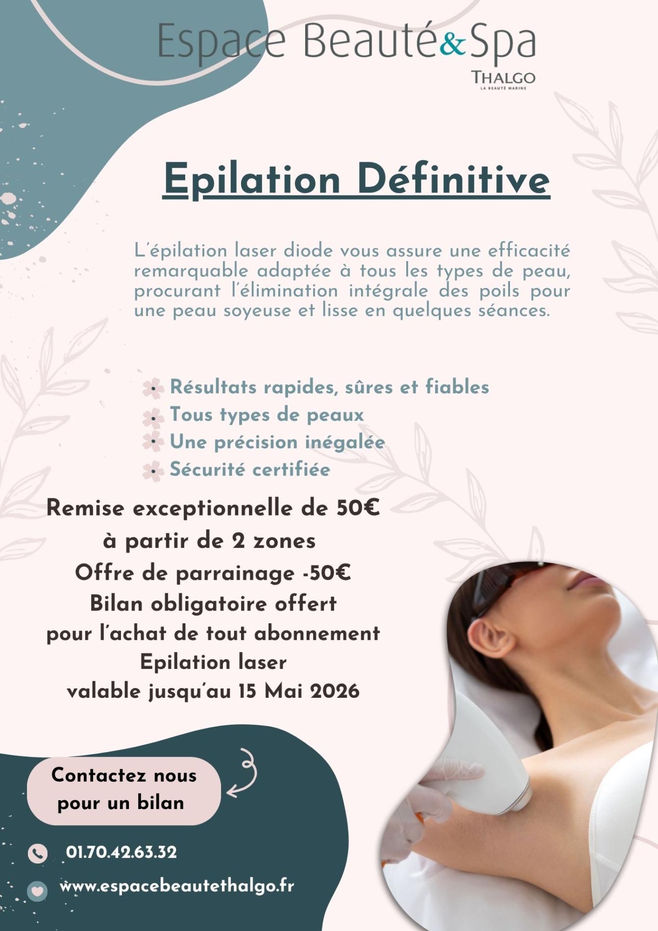 Offre Epilation Laser