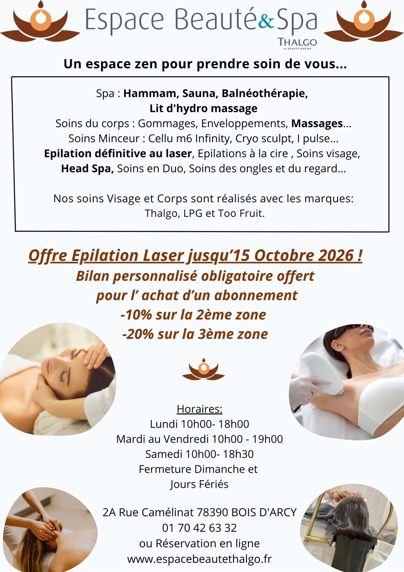 Offre Epilation laser Rentrée 2026