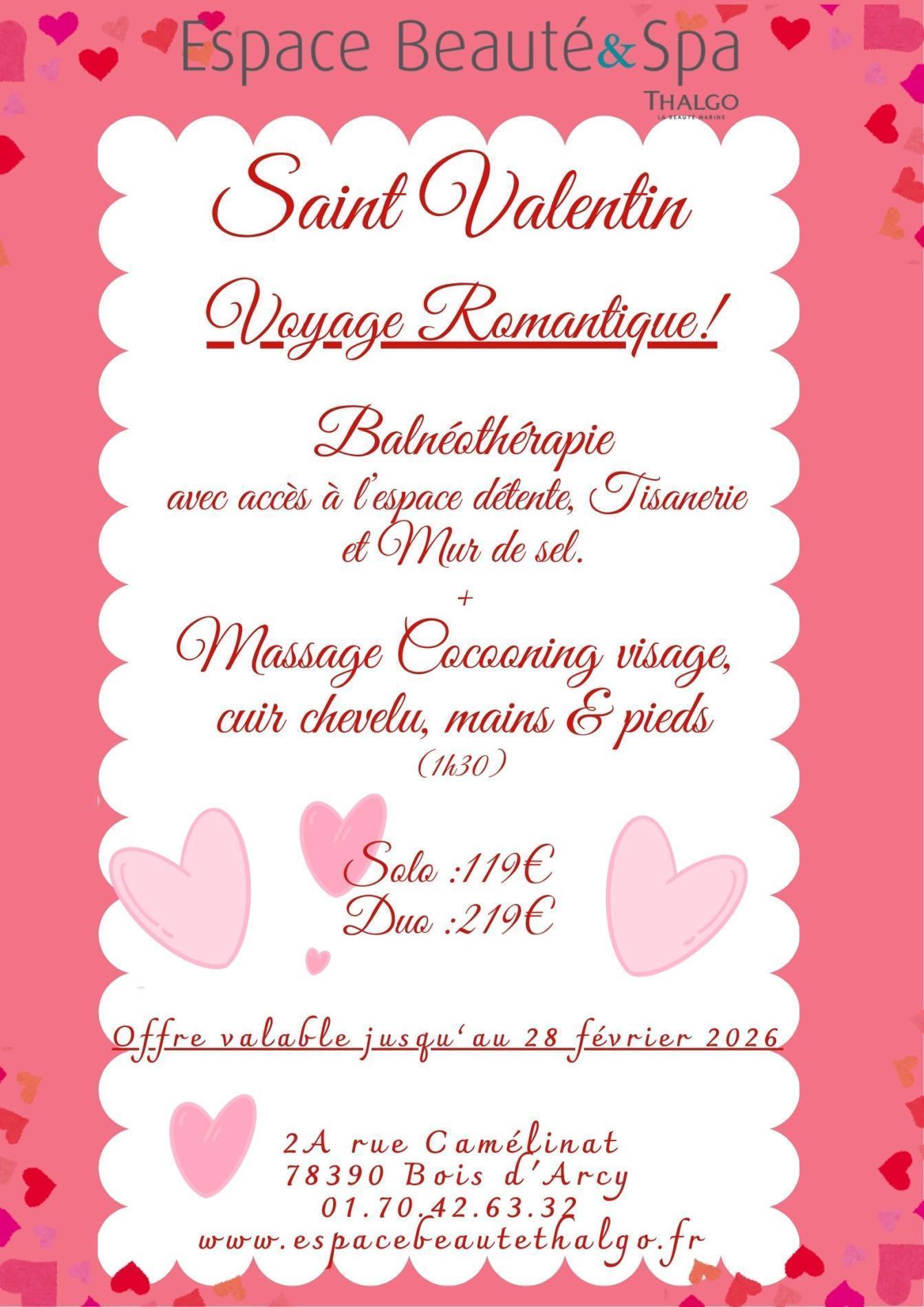 Offre Saint Valentin